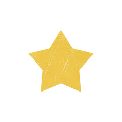 Wall Mural - Grunge yellow star vector illustration