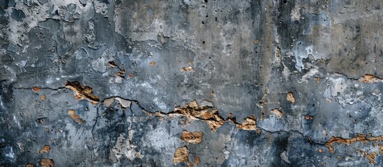 Wall Mural - Old weathered concrete wall providing a textured background with copy space image.