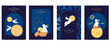 © piixypeach - mid-autumn festival background with rabbit,mooncake,moon .vector for a4 vertical design