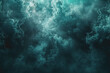 © PHAISITSAWAN - Dynamic smoke clouds are illuminated by a neon turquoise texture. like an underwater scene.