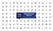 © Rubbble - Medicine and Health line icon set. Editable vector icon and illustration.