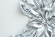 © Tacca Terra - Silver flower petals design for wedding ornament