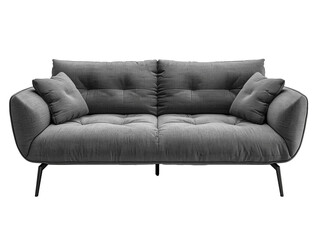 Wall Mural - Modern sofa isolated on transparent or white background 