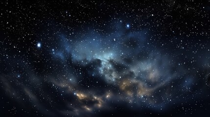 Wall Mural - Cosmic Nebula with Scattered Stars