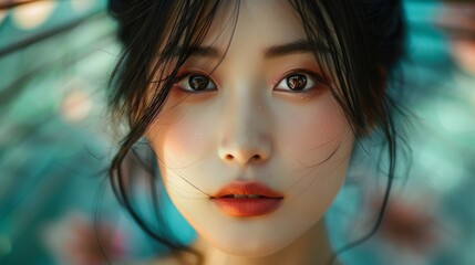 Beautiful Asian woman