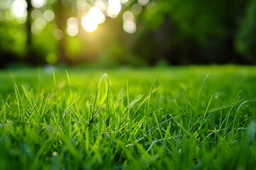 Wall Mural - a closeup photo of grass