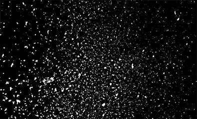 Wall Mural - snow, stars, twinkling lights, rain drops on black background. abstract vector noise. small particle