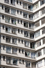 Wall Mural - Facade of residential building at Paulista Avenue in São Paulo, Brazil.