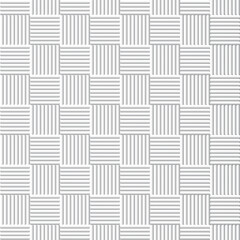 Wall Mural - Seamless pattern with lines.White gradient geometric repeat pattern.Abstract vector lattice texture background.