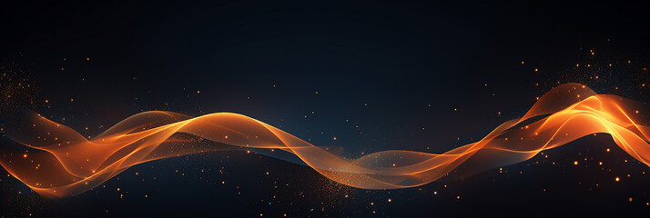 Wall Mural - Abstract Background with Flowing Particles Design