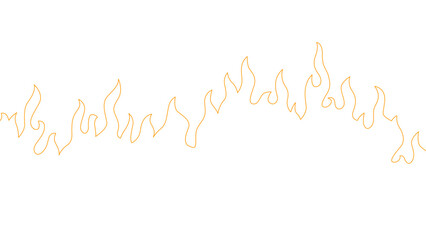 Wall Mural - Abstract Fire Background. Abstract flame Background. doodle fire background. Fire outline. Fire flame continue line.