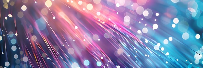 Canvas Print - a colorful, abstract background with many small, bright dots. the dots are scattered throughout the 