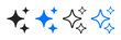 © S and V Design - Ai generated icon. AI star icon. Tools for generate from the text. Computer help assistant. Large data processing concept. Icon element design for app and web. Vector illustration.