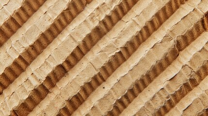 Canvas Print - Eco friendly cardboard texture for design background