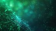 © mryanfahrudin1 - Digital abstract technology green data matrix with broad connection concept background wallpaper AI generated image