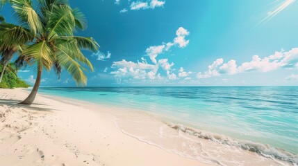 Wall Mural - Tropical Beach Paradise