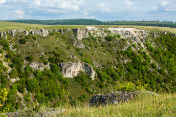 Wall Mural - landscape and beautiful green nature in the Republic of Moldova, a small friendly country in Eastern Europe.