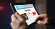 © Skórzewiak - Fentanyl newspaper on mobile tablet screen