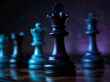 © A_A88 - Chess pieces on a chessboard, closeup
