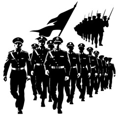 Wall Mural - military-parade