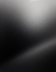 Poster - Abstract Minimalist Texture. Dark Gray Gradient Background with Subtle Grainy Effect and Soft Light Reflections, Perfect for Modern Design and Artistic Applications. Vertical Banner Wallpaper 