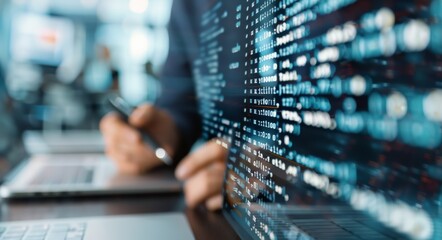 Programmer Working on Code