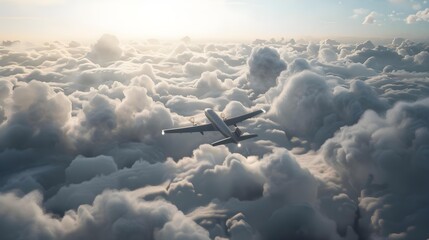 Flying through the clouds