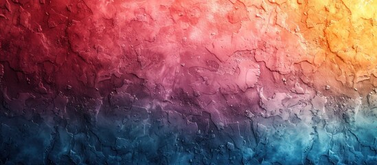 Poster - Abstract Textured Wall with Gradient Colors