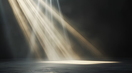 Wall Mural - Set of isolated light effect scene with spotlight on all elements in separate 