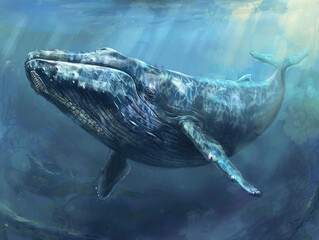 Wall Mural - dolphin in the sea