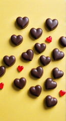 Poster - heart shaped candies