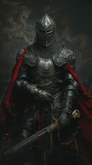 Wall Mural - a person in a suit of armor