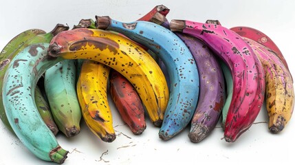 Canvas Print - close up of a banana