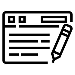 Copywritting Icon