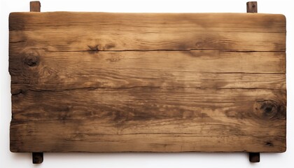 Wall Mural - brown wood board