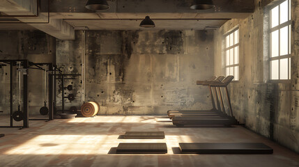 Aufkleber - interior of gym