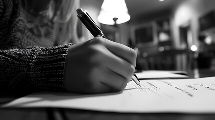 Aufkleber - Signing a form