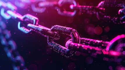 Amazing Blockchain background