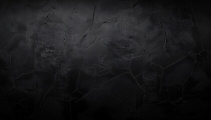 Wall Mural - wall full of scratches grungy cement texture for background scary dark wall black wall