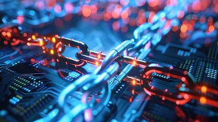 Eyecatching Blockchain background