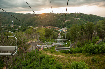 Chair lift in Tennessee