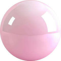 Pink shiny sphere