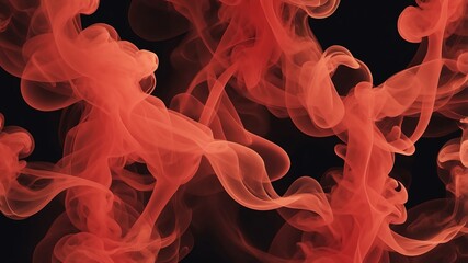 Wall Mural - red smoke pattern abstract background copy space backdrop art