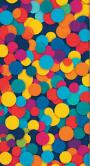 Sticker - colorful background