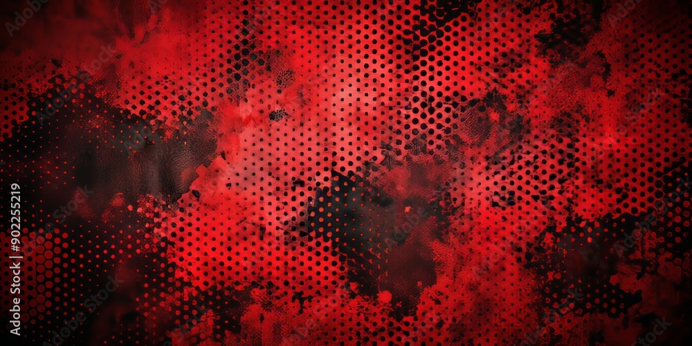 Red Gritty Texture Dark, gritty, and bold black and red abstract grunge texture on a ...