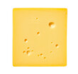 © PixMarket - Square slice of cheese isolated on transparent background