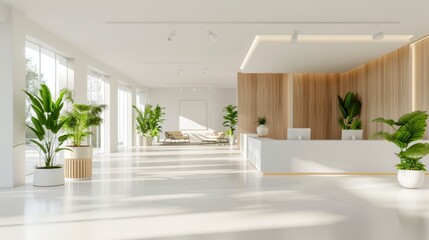 Modern Office Lobby Interior Design