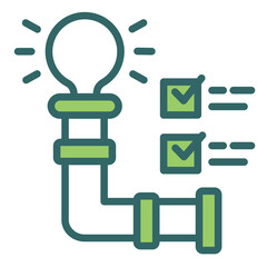 Sticker - Innovation Pipeline Icon