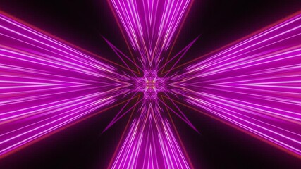 Wall Mural - Abstract Background In Neon Glow Colors - Speed Of Light Looping Animation