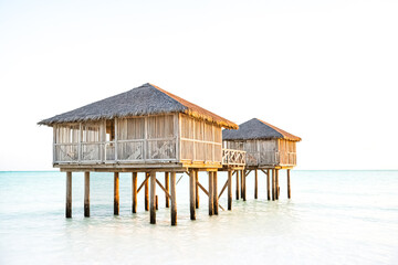 Poster - Overwater Bungalows in the Maldives